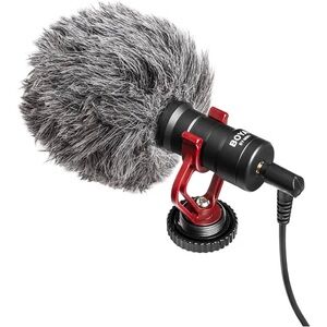 SOLD! BOYA BY-MM1 Camera Microphone with Furry Windshield & Mount